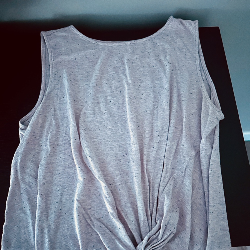 LOFT Light purple Twist Front Tank Top